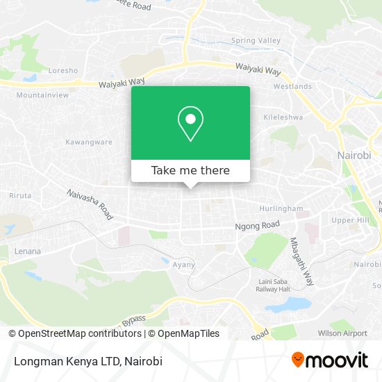 Longman Kenya LTD map