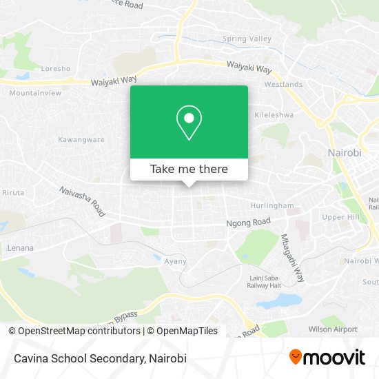 Cavina School Secondary map