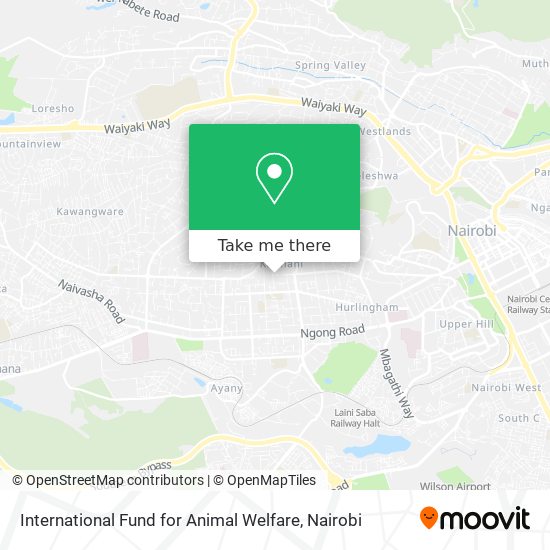 International Fund for Animal Welfare map
