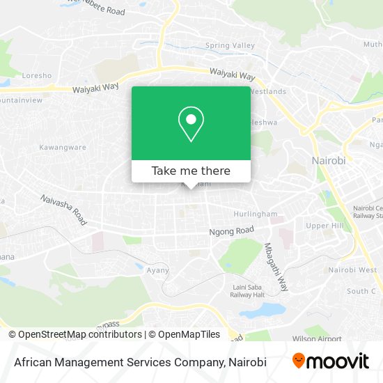 African Management Services Company map