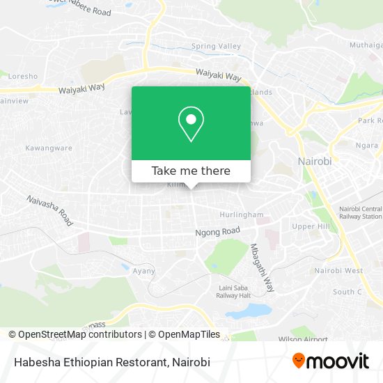 Habesha Ethiopian Restorant map