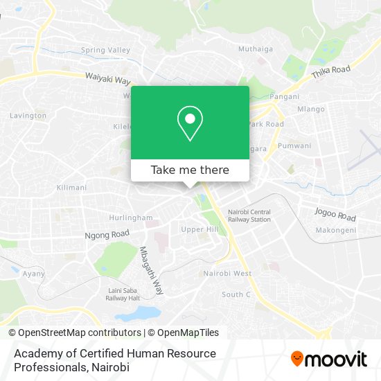 Academy of Certified Human Resource Professionals map