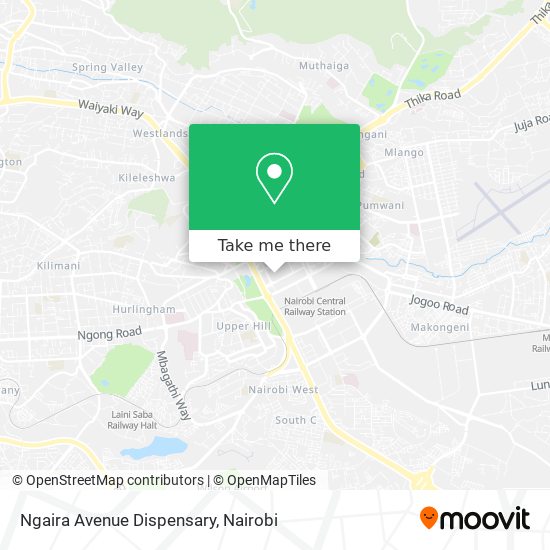 Ngaira Avenue Dispensary map