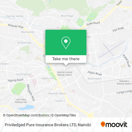 Priviledged Pure Insurance Brokers LTD map