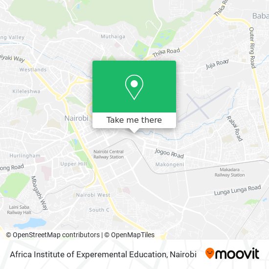 Africa Institute of Experemental Education map
