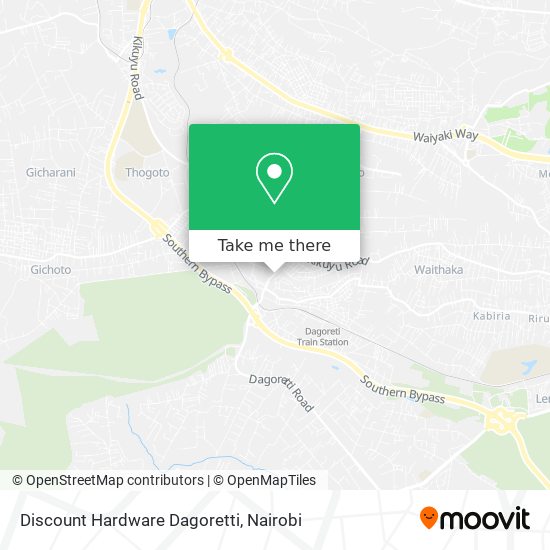 Discount Hardware Dagoretti map