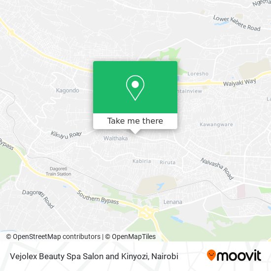 Vejolex Beauty Spa Salon and Kinyozi map