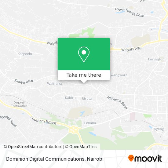 Dominion Digital Communications map
