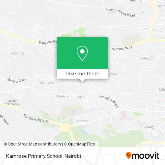 Kamrose Primary School map