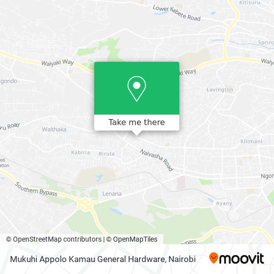 Mukuhi Appolo Kamau General Hardware map