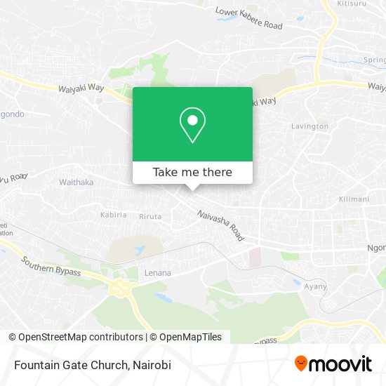 Fountain Gate Church map