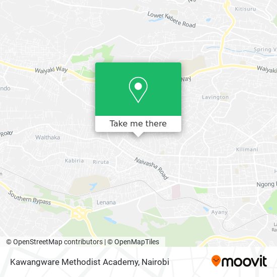 Kawangware Methodist Academy map