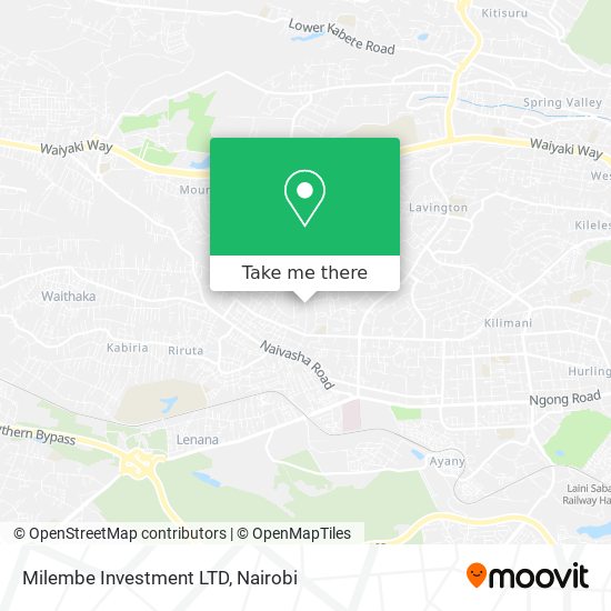 Milembe Investment LTD map
