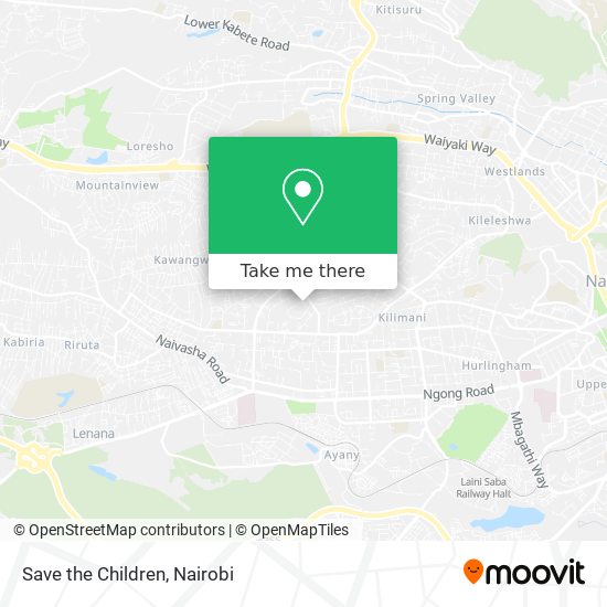 Save the Children map