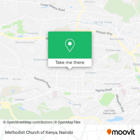 Methodist Church of Kenya map