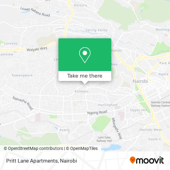 Pritt Lane Apartments map