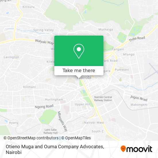 Otieno Muga and Ouma Company Advocates map