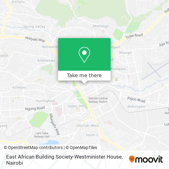 East African Building Society-Westminister House map