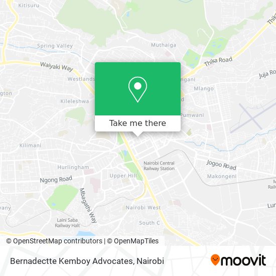 Bernadectte Kemboy Advocates map
