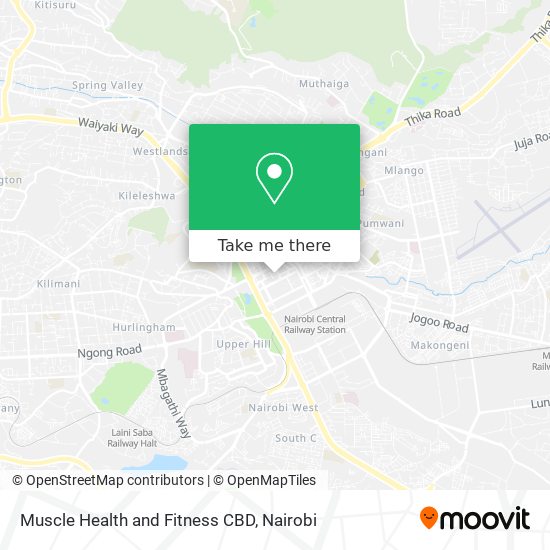 Muscle Health and Fitness CBD map