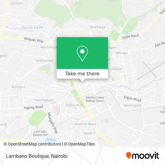Lambano Boutique map