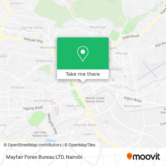 Mayfair Forex Bureau LTD map