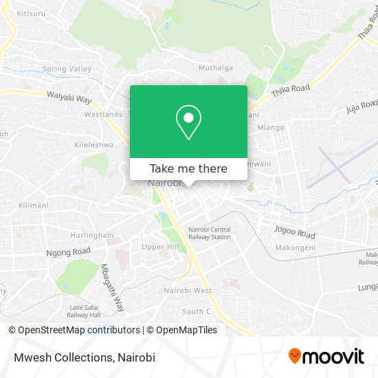 Mwesh Collections map