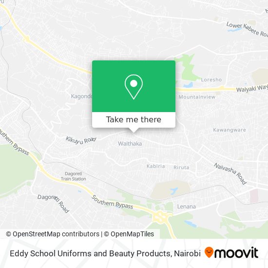 Eddy School Uniforms and Beauty Products map