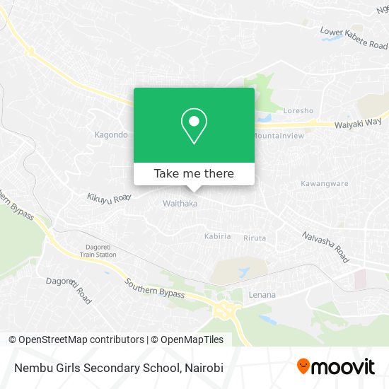 Nembu Girls Secondary School map