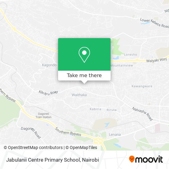Jabulanii Centre Primary School map