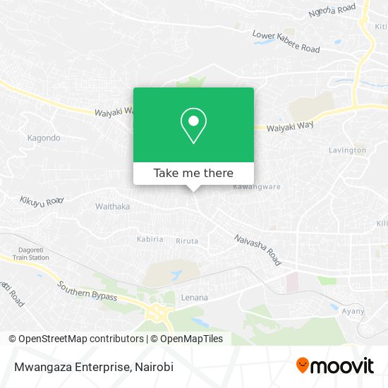 Mwangaza Enterprise map
