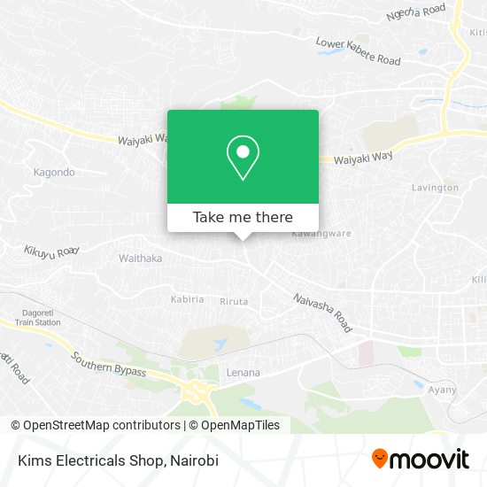 Kims Electricals Shop map