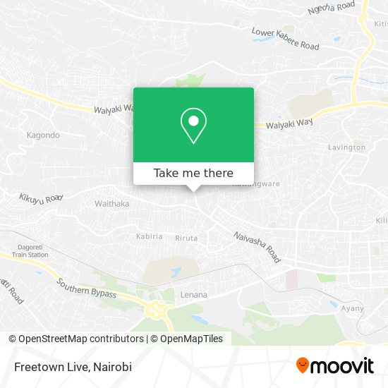 Freetown Live map