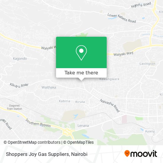 Shoppers Joy Gas Suppliers map