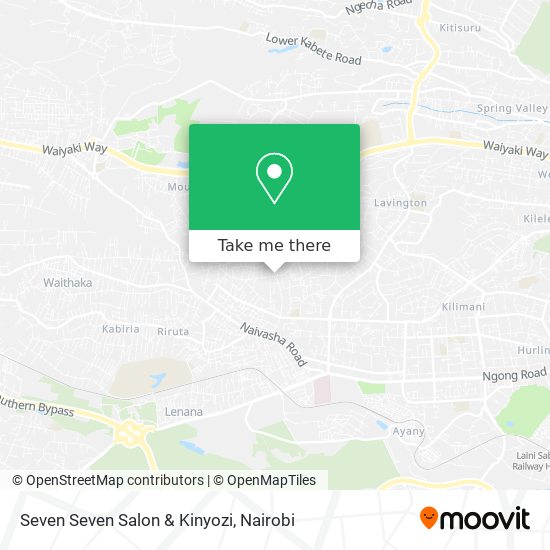 Seven Seven Salon & Kinyozi map