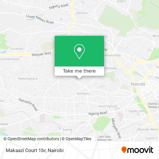 Makaazi Court 1br map