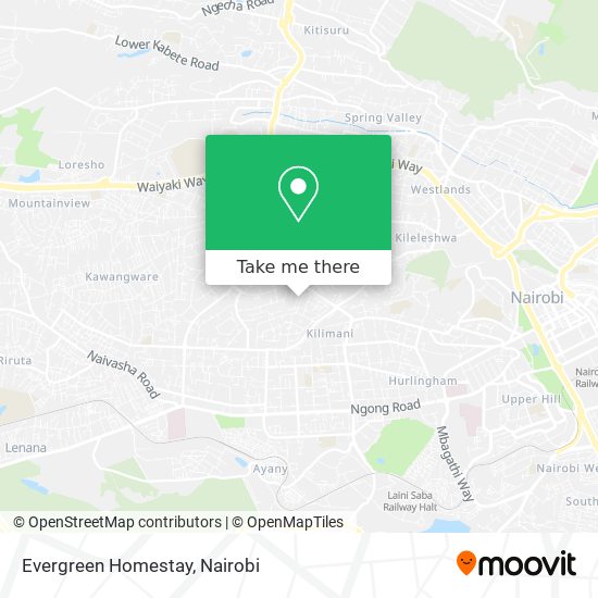 Evergreen Homestay map