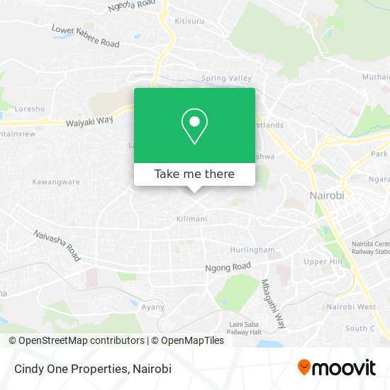 Cindy One Properties map