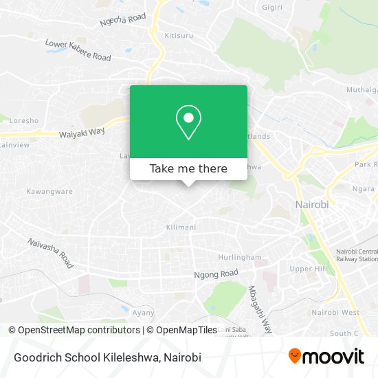 Goodrich School Kileleshwa map