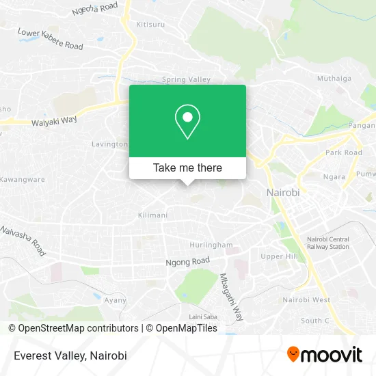 Everest Valley map