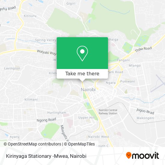 Kirinyaga Stationary -Mwea map