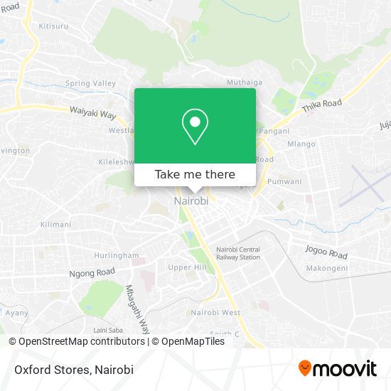 Oxford Stores map