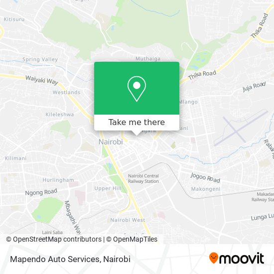 Mapendo Auto Services map