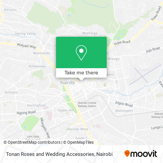 Tonan Roses and Wedding Accessories map