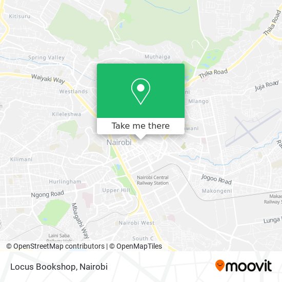 Locus Bookshop map