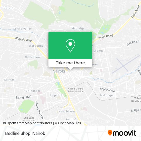 Bedline Shop map