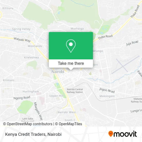 Kenya Credit Traders map