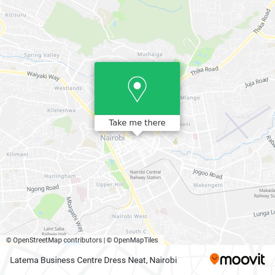 Latema Business Centre Dress Neat map