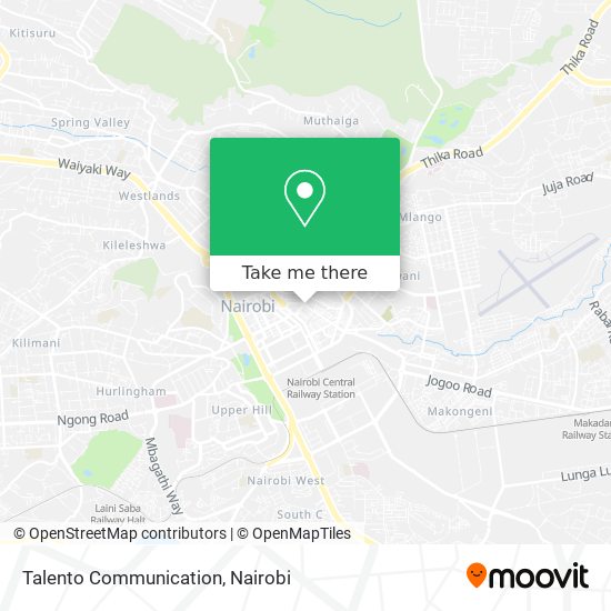 Talento Communication map