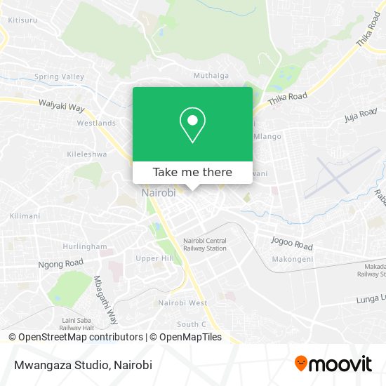 Mwangaza Studio map